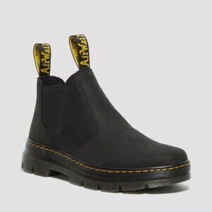 Dr. Martens Hardie II Chelsea ankle boots women's 8 men's 7 black pull on